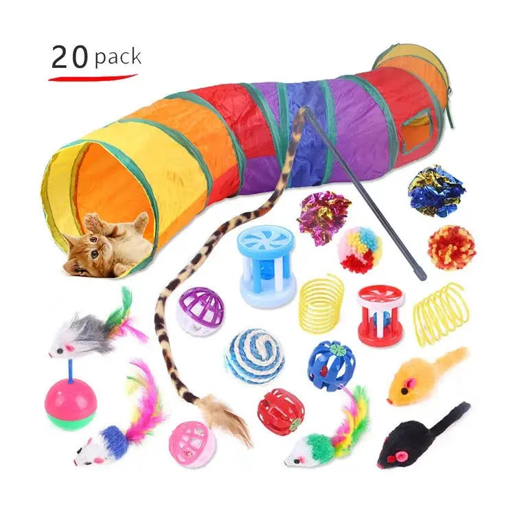 Fast Shipping 20 pcs assorted cat toys Teal Zeus