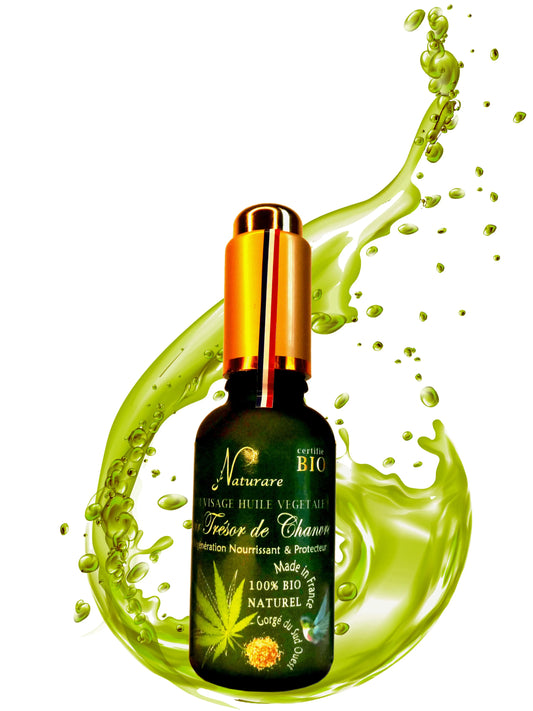 Organic Hemp Treasure Elixir Vegetable Oil Serum, Food Supplement Amber Nemesis