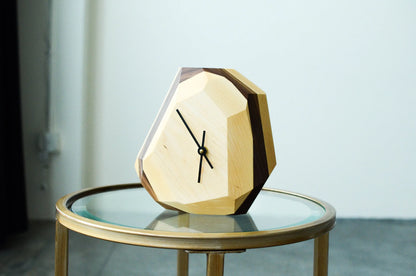 Geometric Wall & Table Clock Pinwheel