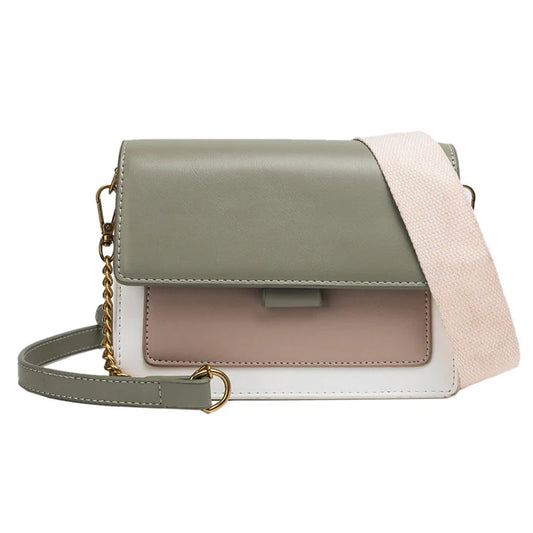 Leather Crossbody Bags Chain Shoulder