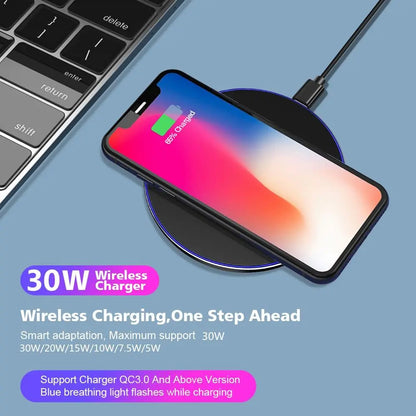 Dragon W9 30W Wireless Charging Pad Yellow Pandora