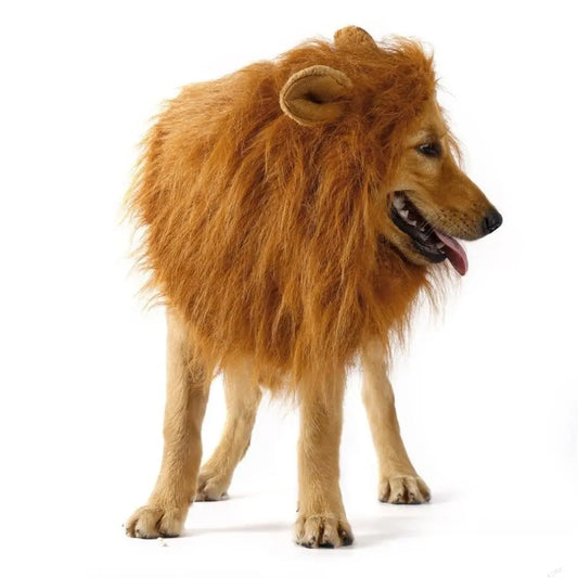 Lion Theme Dog Wig Yellow Pandora